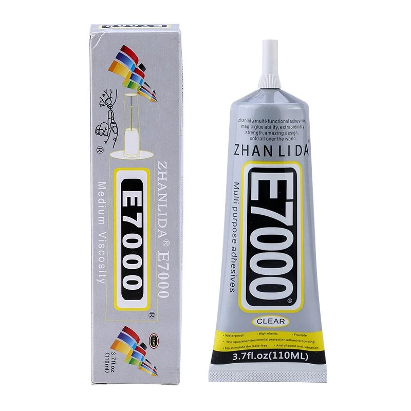 E7000 Zhanlida กาวติดผ้า ติดเพชร งาน DIY ทั่วไป ใช้งานได้หลากหลาย เหนียว ไม่แข็ง ไม่เป็นเป็นฝ้าขาว