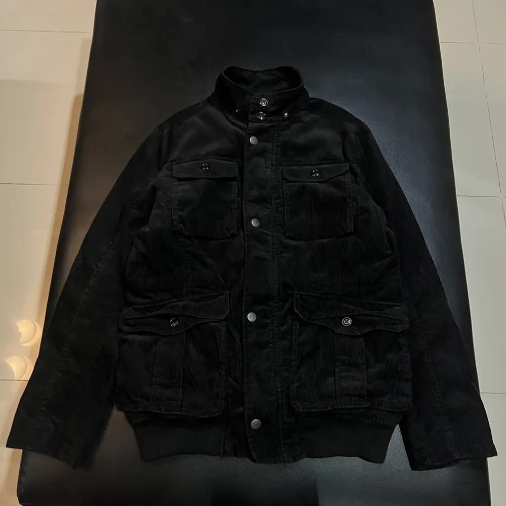 Diesel Black Corduroy Field Jacket
