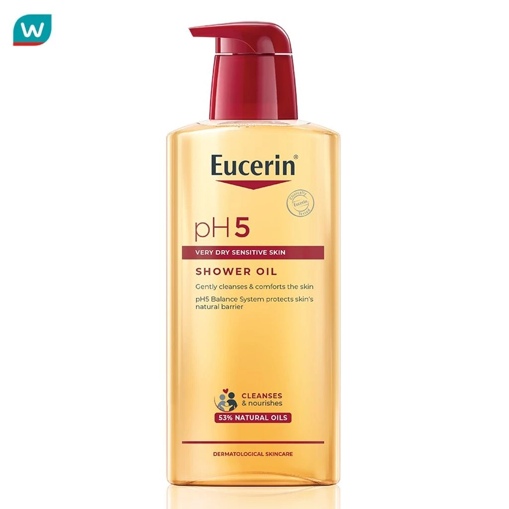 Eucerin pH5 Very Dry Sensitive Skin Shower Oil 400 ml For extremely dry body skin