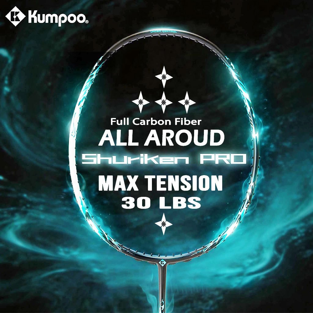 ส่งจาก🇹🇭 ของแท้💯% Kumpoo ไม้แบดมินต้น รุ่น Shuriken Pro (4u) New 2026
