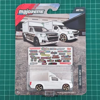 โมเดลรถ majorette Isuzu dmax รถกระตู้ทึบ สีขาว