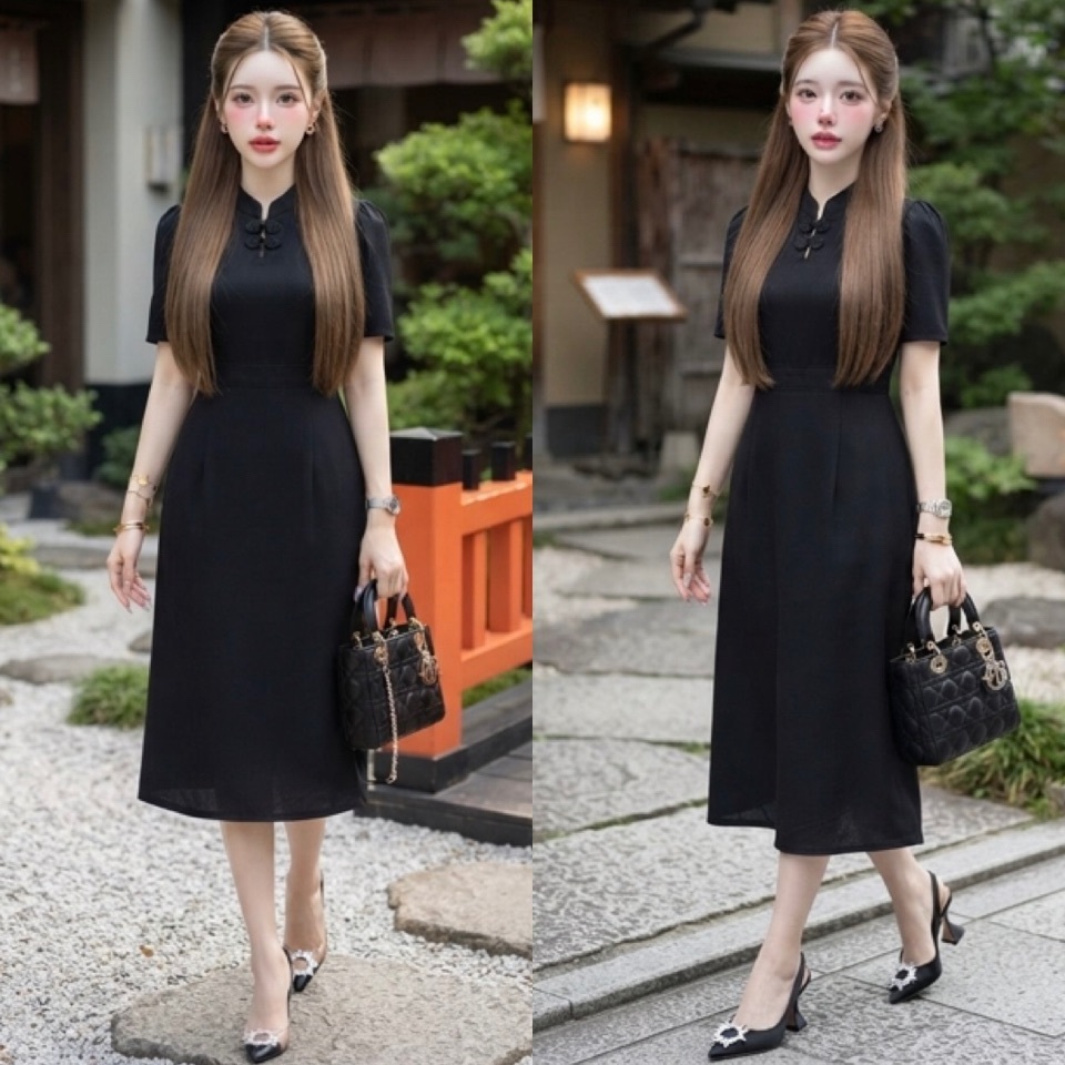 LANNA - ชุดสีดำผ้าไทย ชุดสีดำใส่ทำงาน ใส่ออกงาน ใส่ไว้ทุกข์ ชุดสวยใส่สบายมากค่ะ