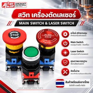 สวิทเครื่องตัดเลเซอร์ หน้าสัมผัส 2no และ 2nc