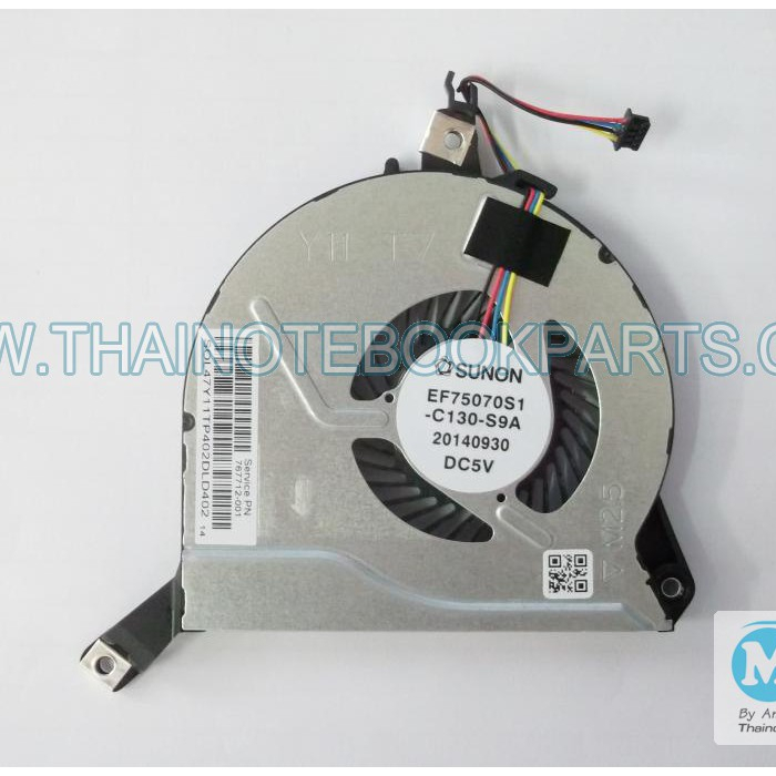 พัดลมระบายความร้อนโน้ตบุ๊ค HP Pavilion 14-V062US 14-V Series CPU Cooling Fan 773447-001 767712-001 (สินค้าใหม่)