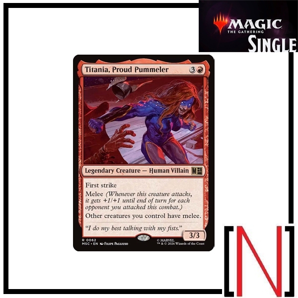 [MTG][Single][MSC] Titania, Proud Pummeler ระดับ Rare [ภาษาอังกฤษ]