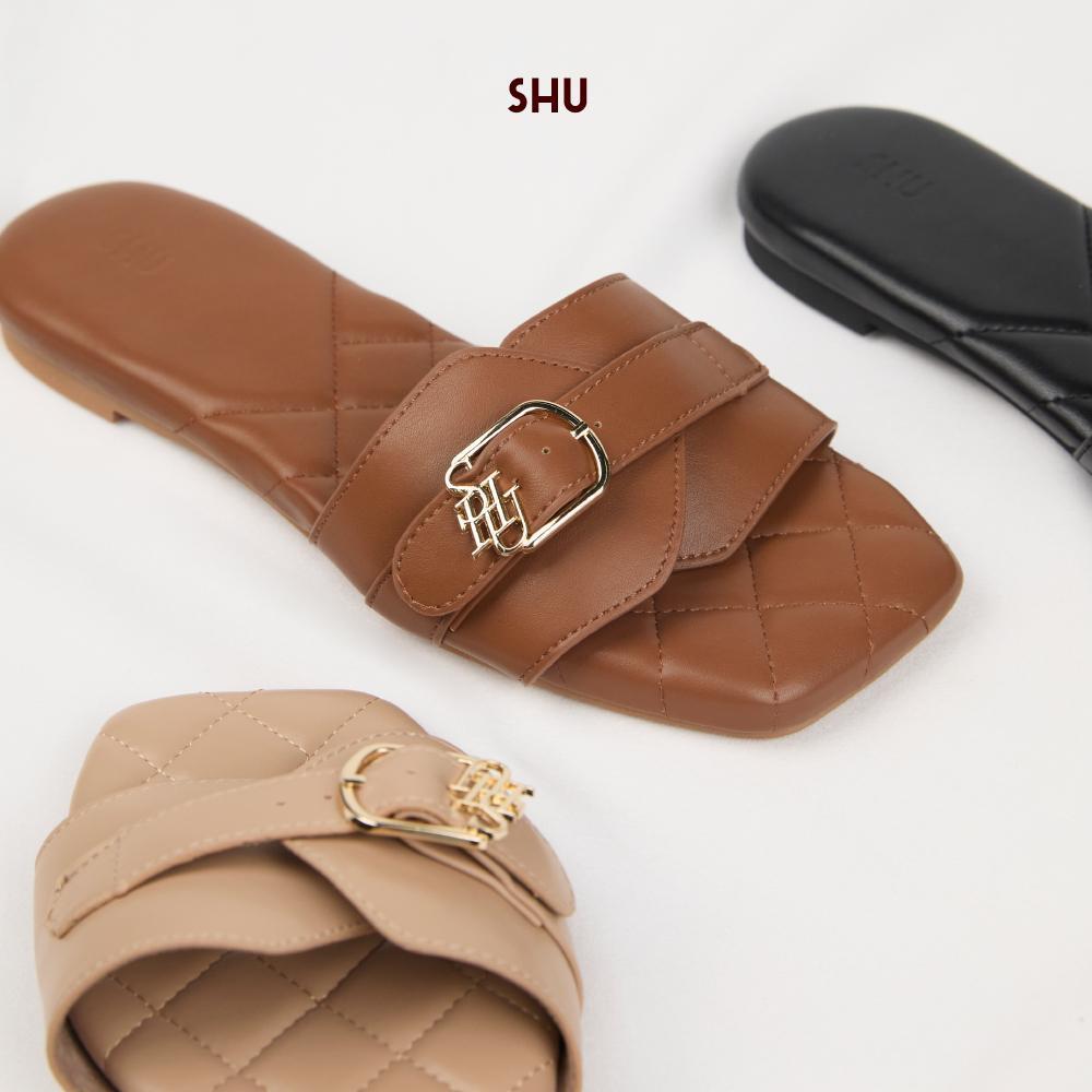 SHU PALETTE SOFT SIGNET BELT SANDALS รองเท้าแตะ