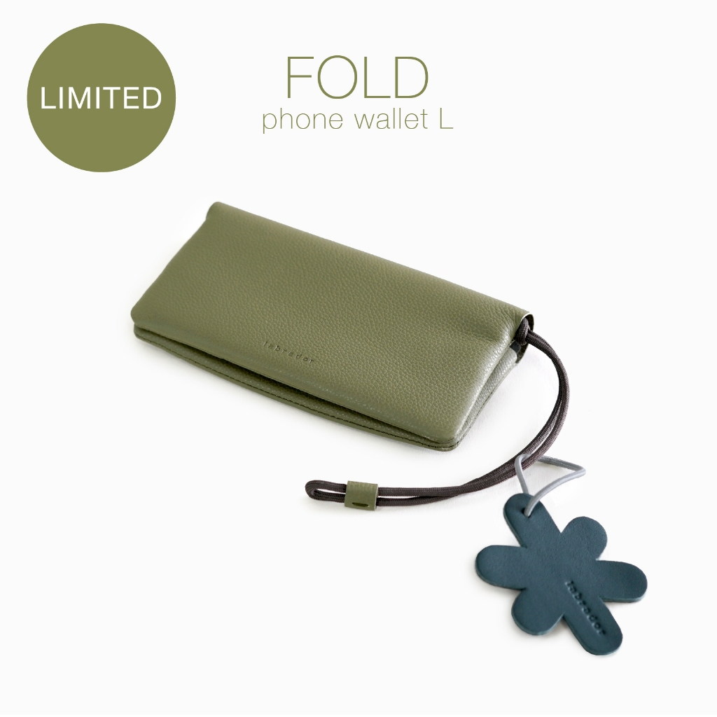 labrador FOLD phone wallet L กระเป๋าสตางค์แบบพับ ทรงยาว (LAA199)