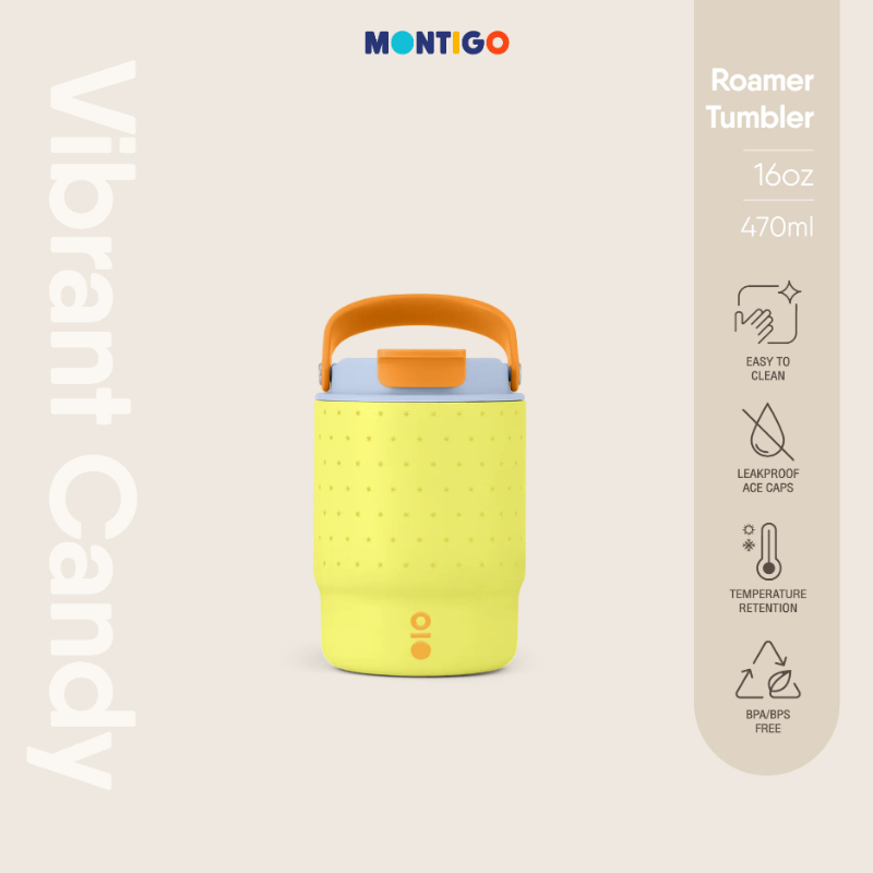 MONTIGO Vibrant Candy Roamer Tumbler Small 16OZ - Citrus Candy [Limited Edition] (แก้วเก็บความเย็น -