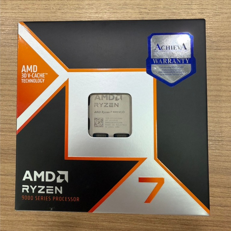 CPU AMD Ryzen 7 9800X 3D [มือสอง]