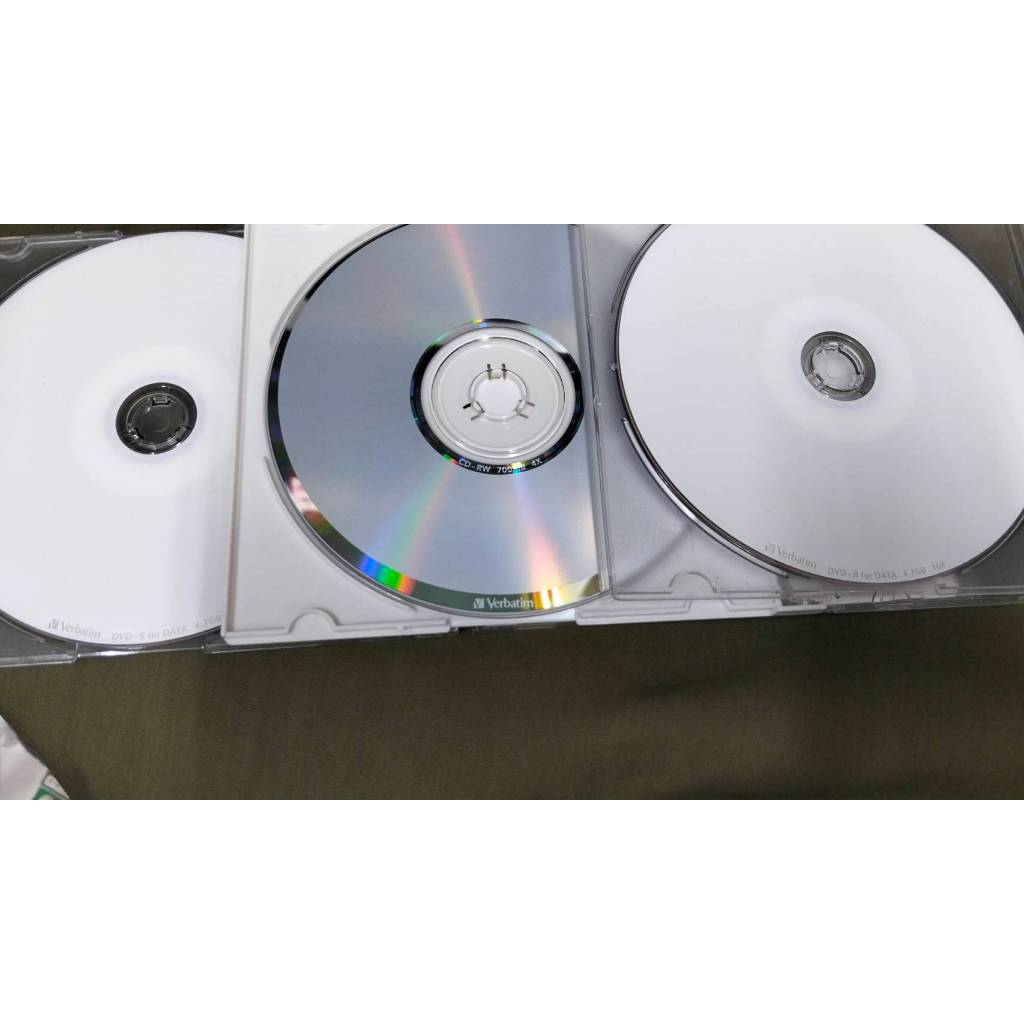 แผ่นบันทึกข้อมูลประเภทออปติคอลดิสก์ (Optical Disc) CD-RW,CD-R และ DVD-R