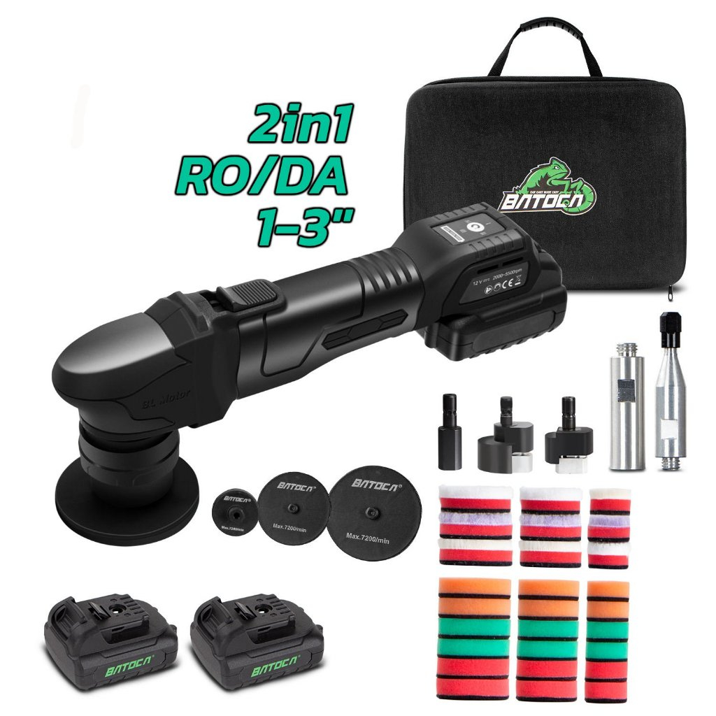 Batoca S4 เครื่องขัดไร้สายสําหรับขัดละเอียดพร้อมแบตเตอรี่ 12V 2.5Ah พร้อมอุปกรณ์พร้อมใช้ [ประกันสินค้าในไทย]