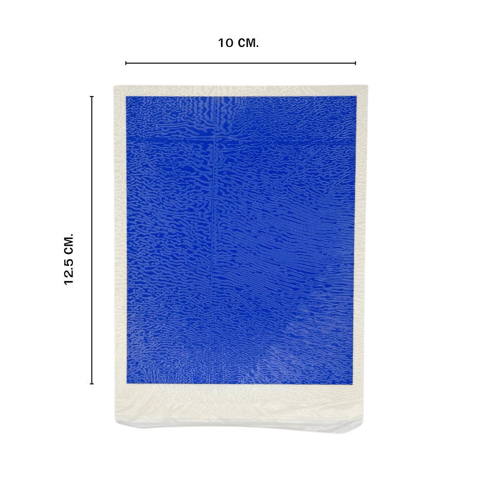 PDC-324 กระดาษ decal สีขนาด A6 สีน้ำเงิน (Blue Decal Paper)