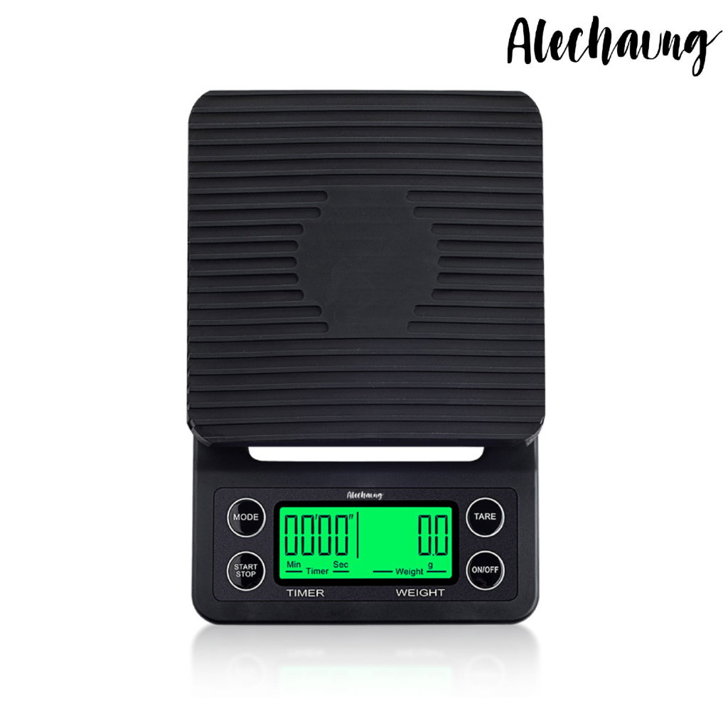 เครื่องชั่งกาแฟ เครื่องชั่งดิจิตอล Coffee Scale 5kg มีระบบชั่งน้ำหนัก และจับเวลาในตัว Simple scale