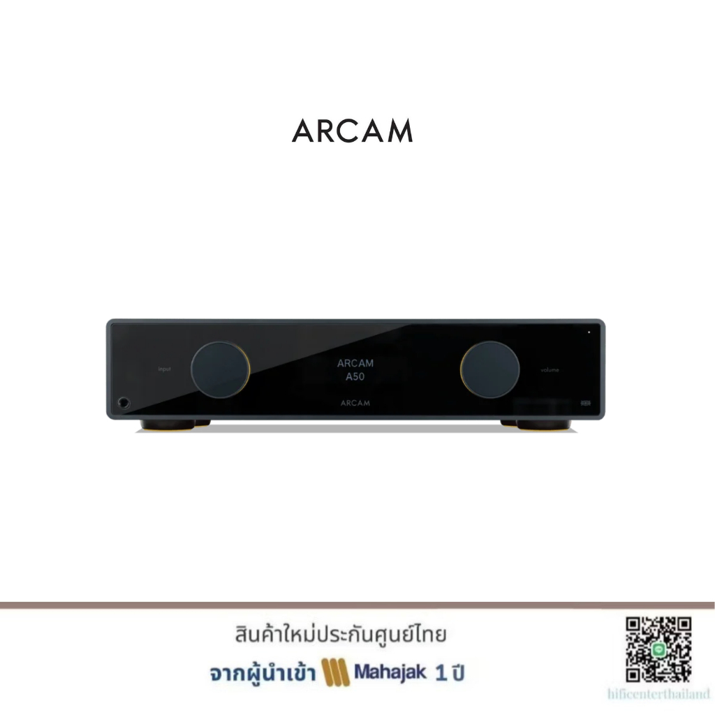 [ประกันศูนย์ไทย 1 ปี] ARCAM A50 Signature อินทิเกรตแอมป์ Dual-Mono Class G Integrated Amplifier รุ่น