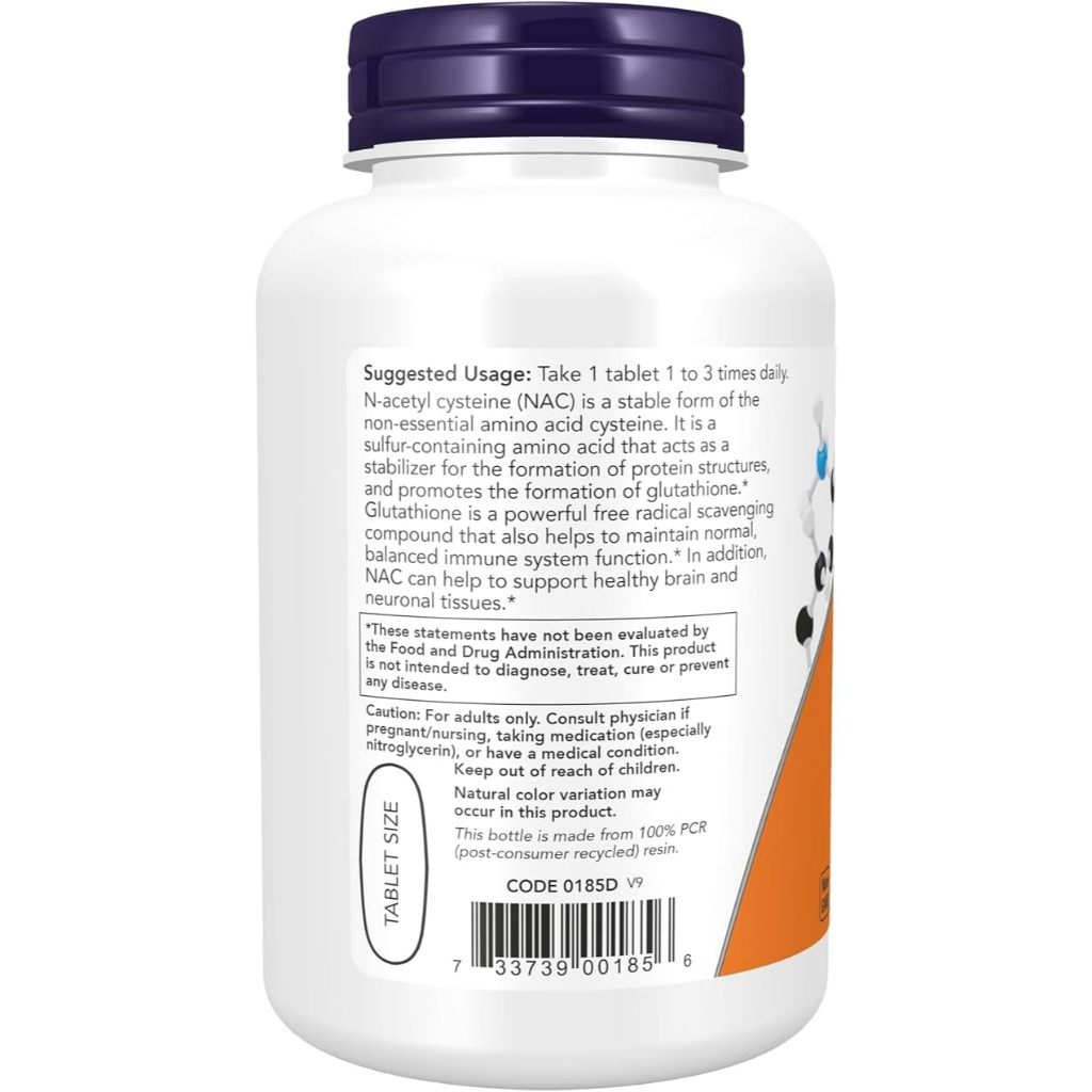 NAC, 1000 mg, 120 Tabletsเม็ด