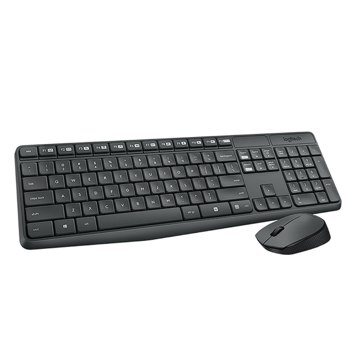 WIRELESS KEYBOARD & MOUSE (คีย์บอร์ดและเมาส์ไร้สาย) LOGITECH MK235 WIRELESS COMBO