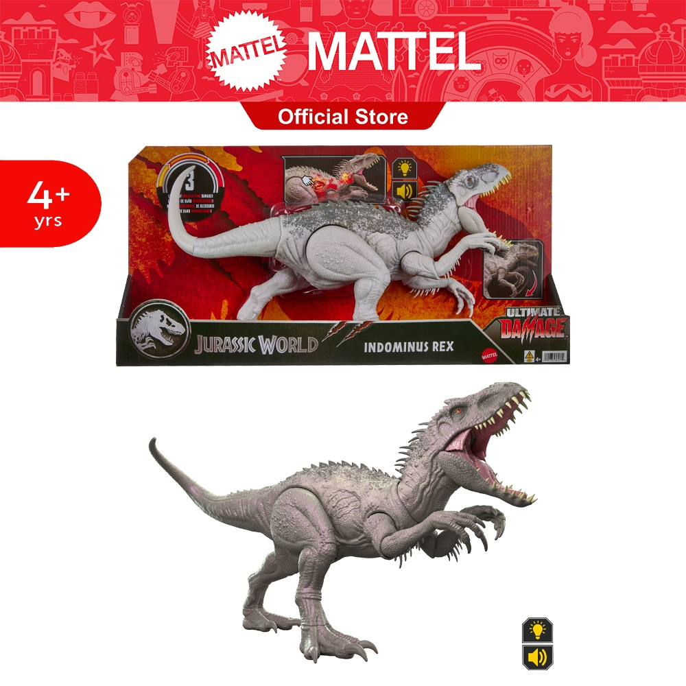Jurassic World Ultimate Damage Indominus Rex จูราสสิคเวิลด์ อินโดมินัสเร็กซ์ แบบมีแสงเสียง JLD20 VN