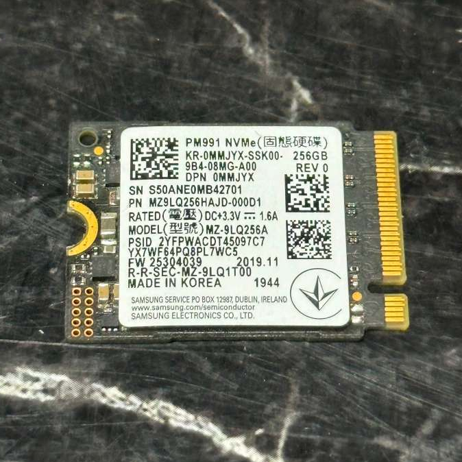 SSD M.2 256GB PM991 NVMe Samsung ดำตัวสั้น