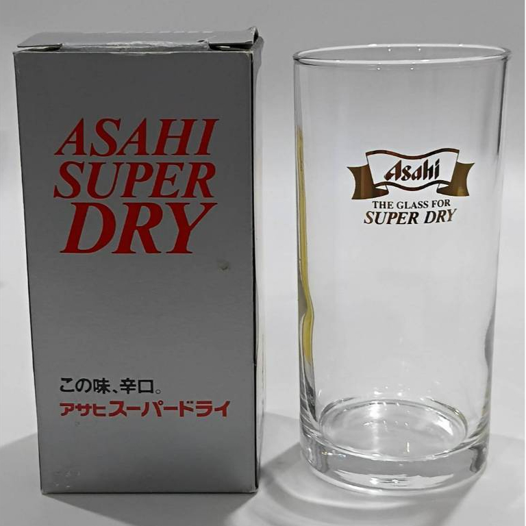แก้วเบียร์ Asahi Super Dry "The Glass for Super Dry" NEW In Packed.