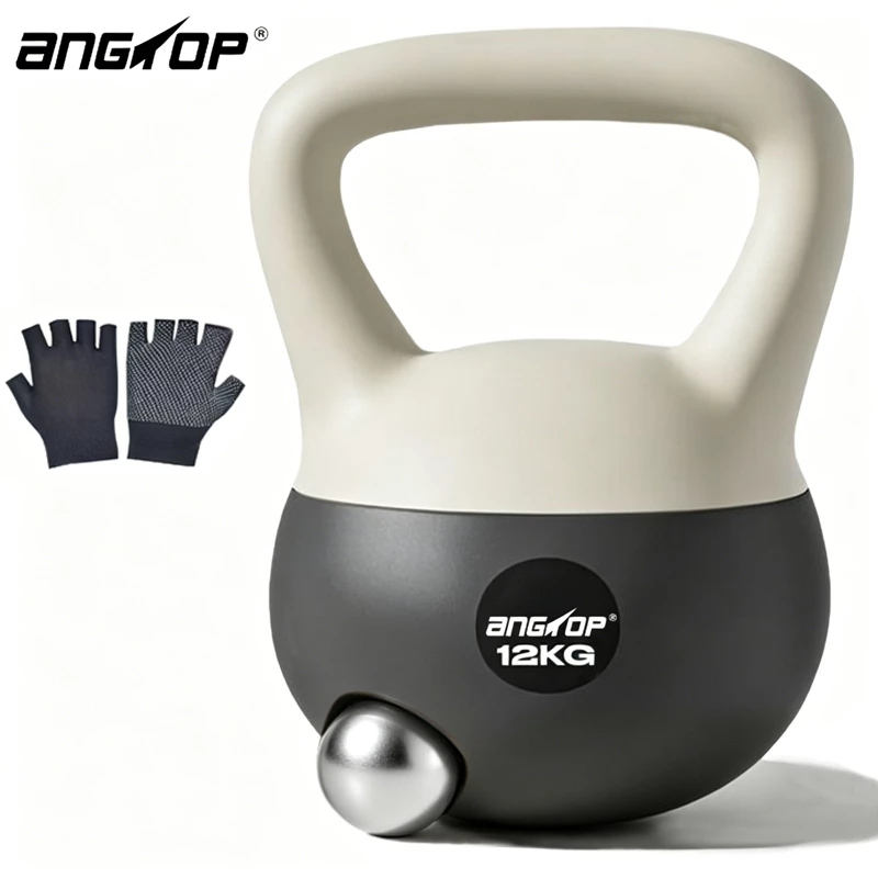ANGTOP kettlebell 6/8/10/12KG เคตเทิลเบลแบบนุ่ม จับง่ายกระชับมือ weight training แบบนิ่ม เคลเทิลเบล