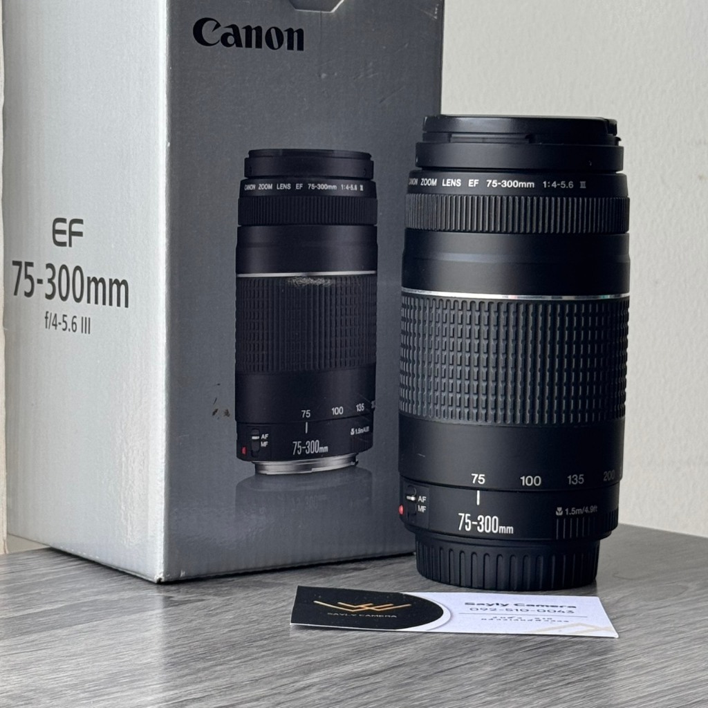 canon zoom lens 75-300mm เลนส์ซูม 75-300