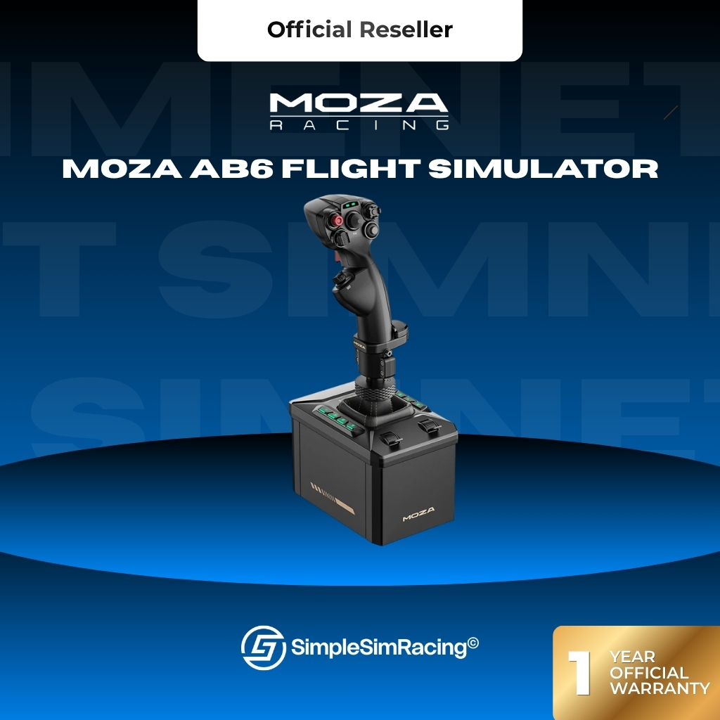 พร้อมส่ง Moza AB6 Flight Simulator For Flight Sim (ประกันศูนย์ไทย 1 ปี)
