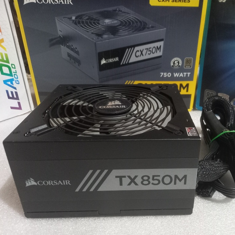 PSU ประกัน 6เดือน Corsair TX850M 850W 80+Gold มือ2 สายถอดได้ / power supply / พาวเวอร์ซัพพลาย