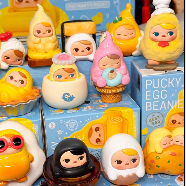 [พร้อมส่ง+แบบจุ่ม] pucky egg beanie