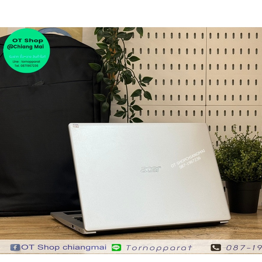 ACER ASPIRE 3 A314-22-R1NY (PURE SILVER) ราคา 6,900 บาท