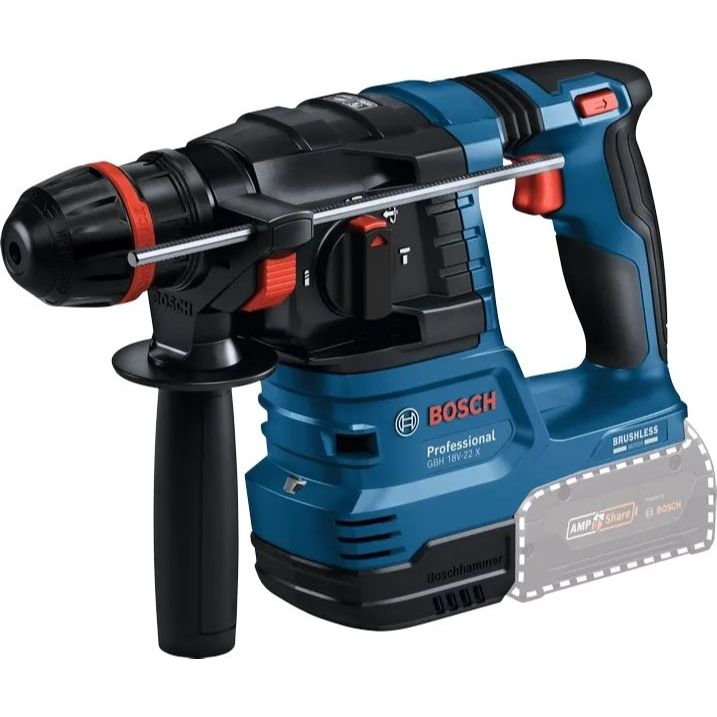 BOSCH สว่านโรตารี่ไร้สาย รุ่น GBH 18V-22 X (เครื่องเปล่า)