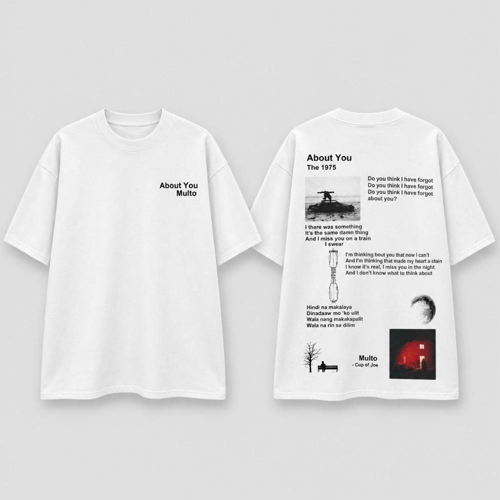เสื้อยืดโอเวอร์ไซส์ สกรีนลายสองด้าน กราฟิกภาพและข้อความ สไตล์สตรีท แบบสวมหัว สําหรับผู้ชายผู้หญิง