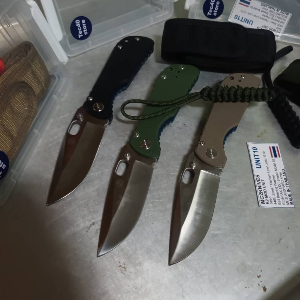 K2 folding knife MC2KNIVES MOD UNIT 08 MC2K2 #mc2knives #mc2k2 Titanium Lock มีดไทย มีดพับ มีดเดินป่