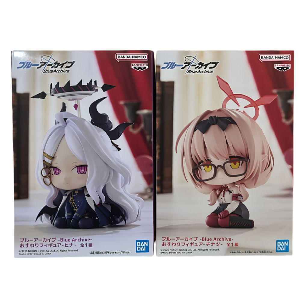 Banpresto Blue Archive Sitting Figure Hina Chinatsu Japan Ako Iori Hoshino Aru Mutsuki Kayoko Haruka