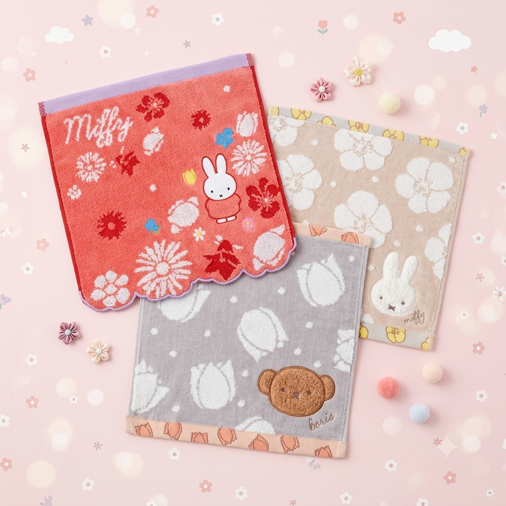 พร้อมส่ง  ผ้าเช็ดหน้า Miffy 🐰🐇 sanrio
