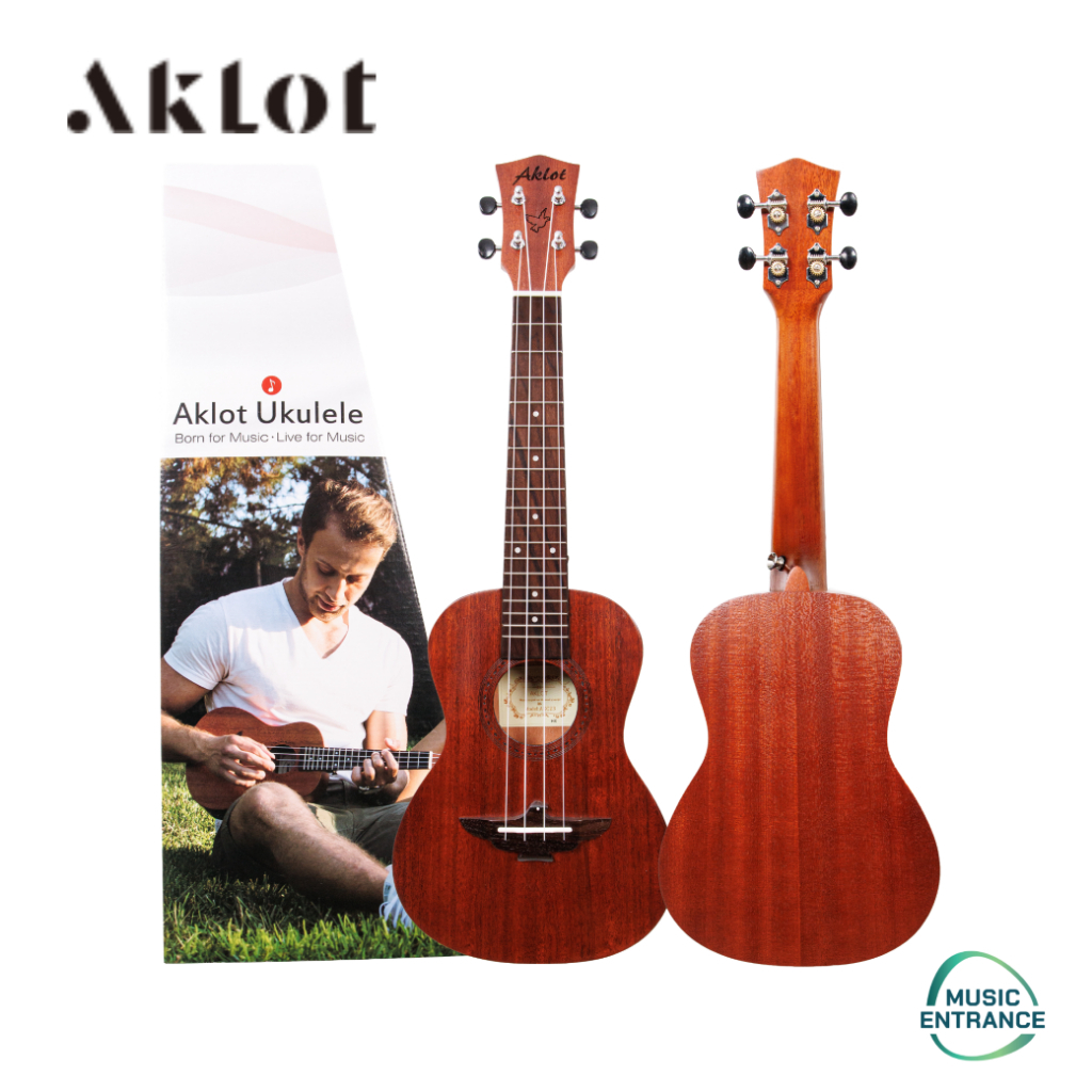 Aklot CAK-C23 Ukulele อูคูเลเล่ Top Solid Mahogany AKC23
