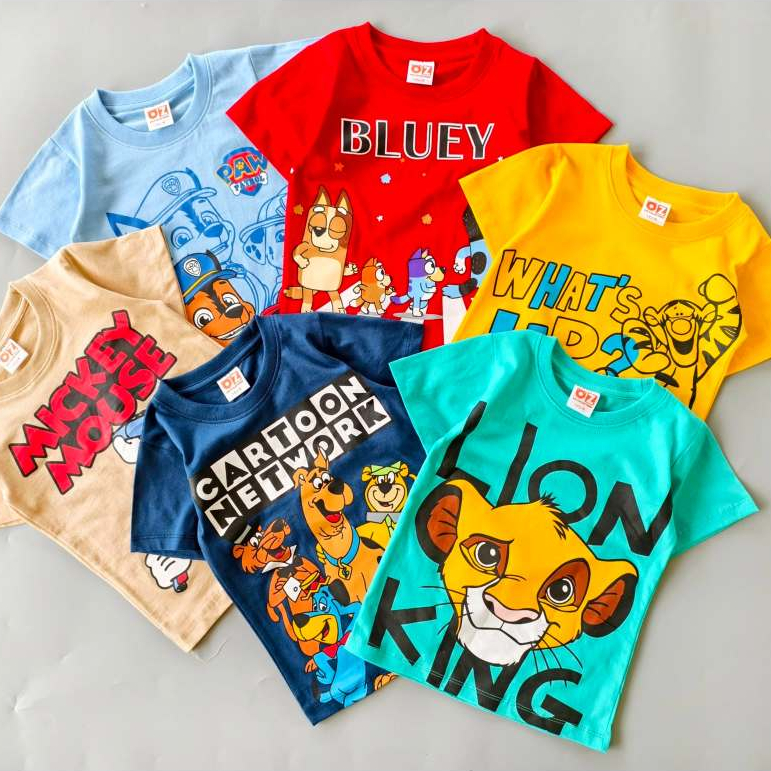 เสื้อยืดแขนสั้นสกรีนลายน่ารัก ลูกสาว ลูกชาย ใส่ได้ค่ะ ( TS014 )