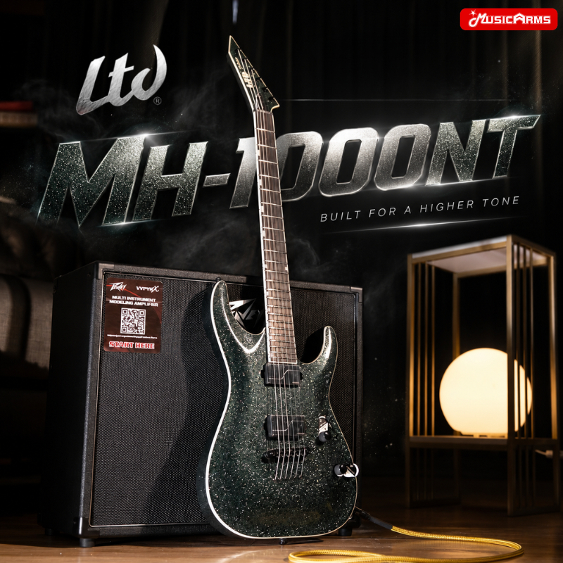 LTD MH-1000NT Electric Guitar กีตาร์ไฟฟ้า MH1000NT รับประกันศูนย์ GRANITE SPARKLE