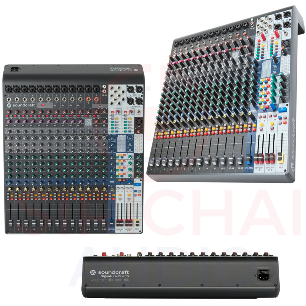 MIXER มิกเซอร์ SOUNDCRAFT รุ่น SIGNATURE PLUS 16