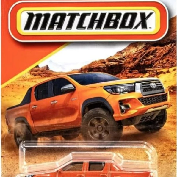 แมทช์บ็อกซ์ - โมเดลถเหล็ก TOYOTA HILUX PICKUP ลิขสิทธิ์แท้ matchbox สเกล1/64 รถของเล่น ของสะสม MB4F4