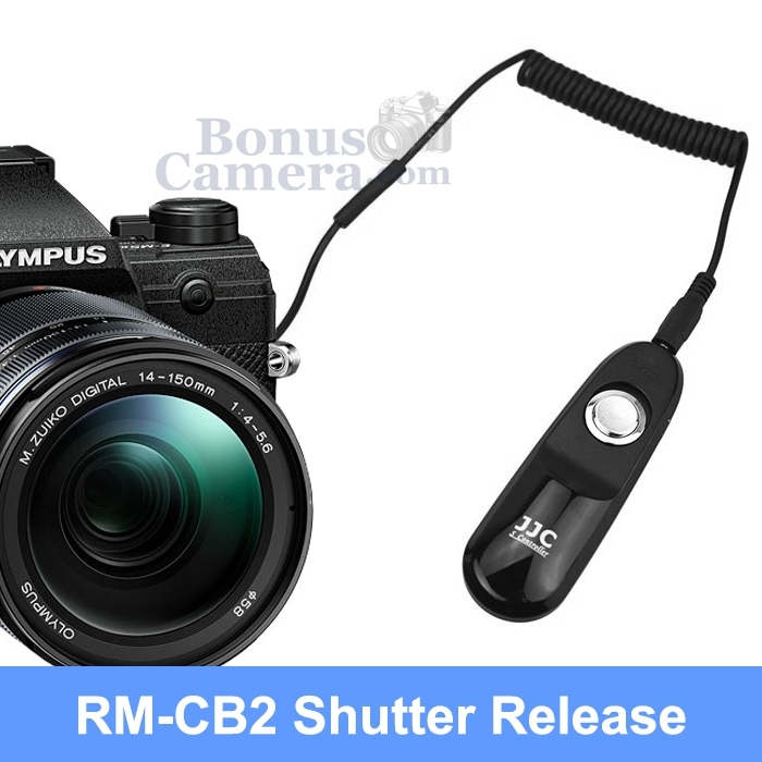RM-CB2 สายลั่นชัตเตอร์โอลิมปัส OM-D E-M1 II,E-M1 III,E-M1X,E-M5 III Olympus Shutter Release