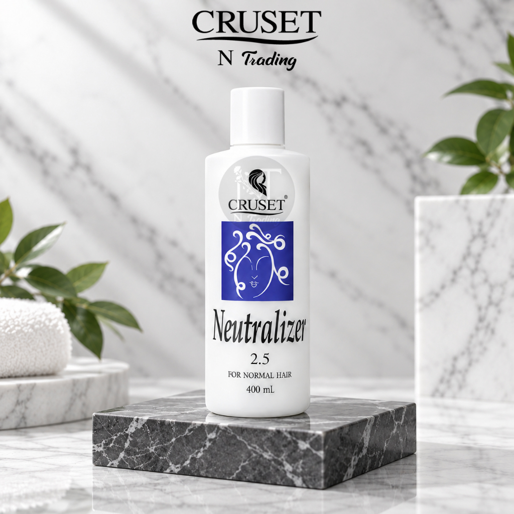 Cruset Neutralizer 2.5 | ครูเซ็ท นิวทราไลเซอร์ 2.5 | ครีมโกรกยืด โกรกดัด (น้ำยาโกรกยืด โกรกดัด) | สำหรับผมธรรมดา 400 ml