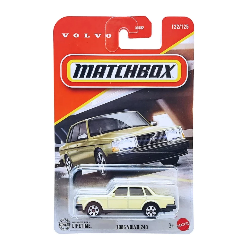 แมทช์บ็อกซ์ - โมเดลถเหล็ก 1986 VOLVO 240 ลิขสิทธิ์แท้ matchbox สเกล1/64 รถของเล่น ของสะสม MB4D2