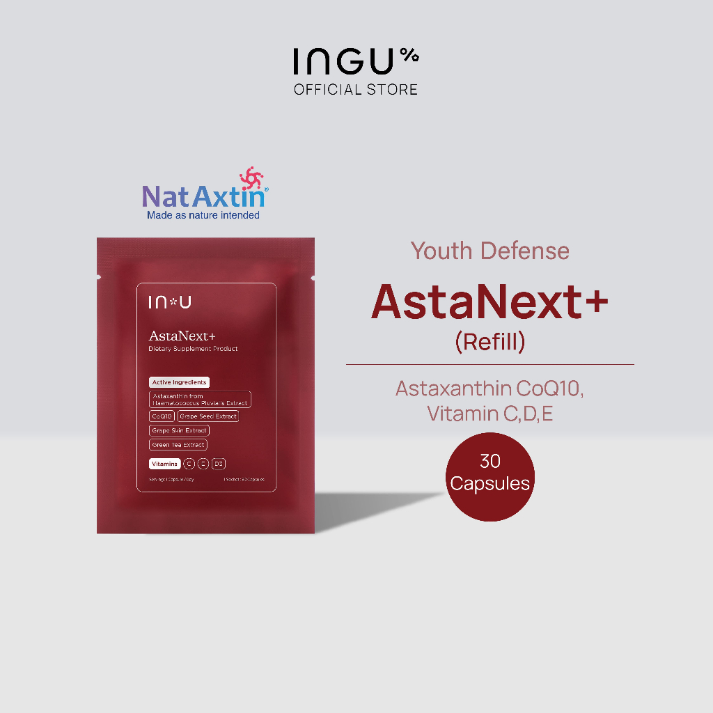 (1 ซอง 30 แคปซูล) IN U AstaNext + Dietary Supplement Product