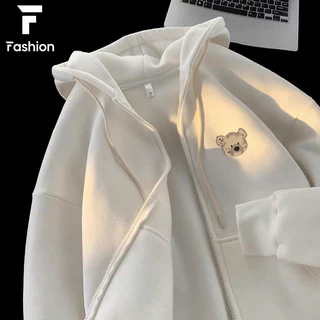 เสื้อสเวตเตอร์แฟชั่น ฮู้ดคู่ซิป Unisex เกรดพรีเมียม ดีไซน์เกาหลี เนื้อนุ่ม ยืดหยุ่น ใส่สบายมาก