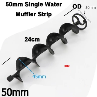 PVC Spiral Pipe Overflow Noise Silencer ตัวช่วยลดเสียงในท่อน้ำ สำหรับใส่ในท่อน้ำลง ยืดหยุ่นสุง ปรับให้งอตามท่อได้ ท่อปลา