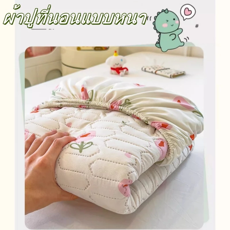 ผ้าปูที่นอนกันไรฝุ่น 3ฟุต 3.5ฟุต 5ฟุต 6ฟุต thumbnail 7