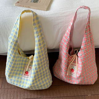 กระเป๋าผ้าสะพายข้างสไตล์ญี่ปุ่นショルダーバッグ(tomato)