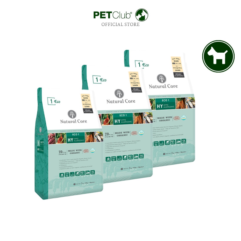 [PETClub] Natural Core ECO1 Organic Lamb - อาหารเม็ดสุนัขสูตรแกะ ออร์แกนิค