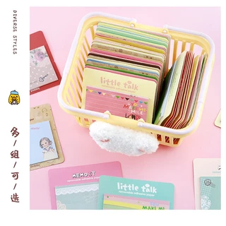 🌈กระดาษโน๊ตกาวในตัว🌈Sticky Note📌เลือกแบบ✔️พร้อมส่งในไทย เตือนความจำ เครื่องเขียน โพสท์อิท จดบันทึก