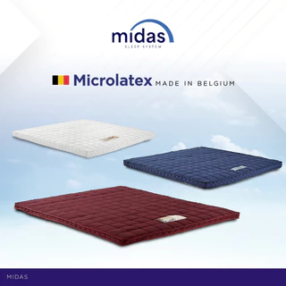 Midas ที่นอนยางพาราแท้ 100% ลดแรงกดทับ - Latex Made In Belgium ส่งฟรี